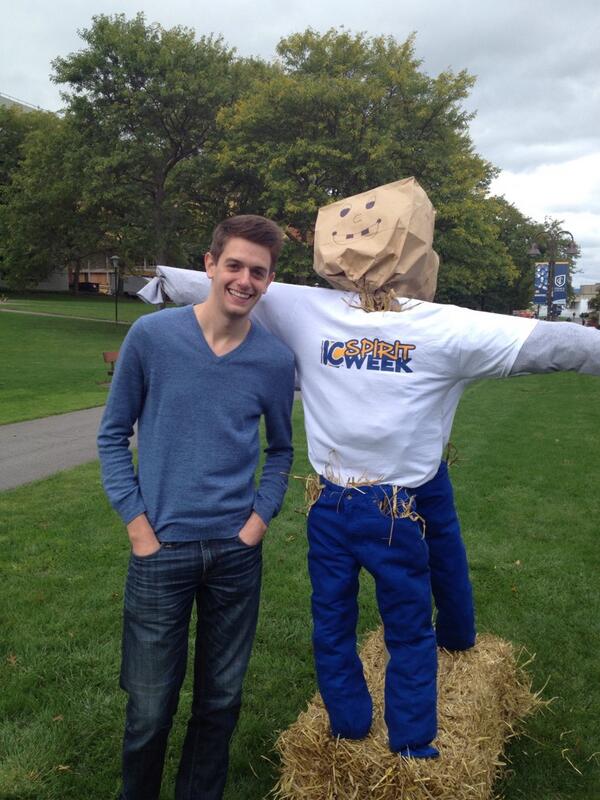 ICSpiritWeek's tweet photo. Meet our Spirit Week scarecrows on the Academic Quad! http://t.co/r8N9R4D44v