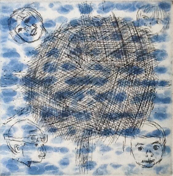 VanDebEditions's tweet photo. Master Printer Marjorie Van Dyke series of proofs for Chinese Artist, Yu Youhan's prints for a show in Shanghai China http://t.co/gXqUUQuigx