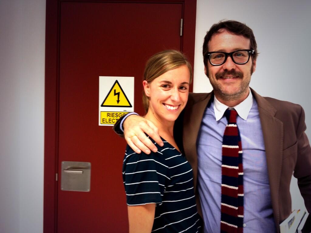 Marta Pérez Reinoso on X: "Joaquín Reyes, yo y el cartel de Riesgo Eléctrico!! :) http://t.co/vr8cohdIk6" / X