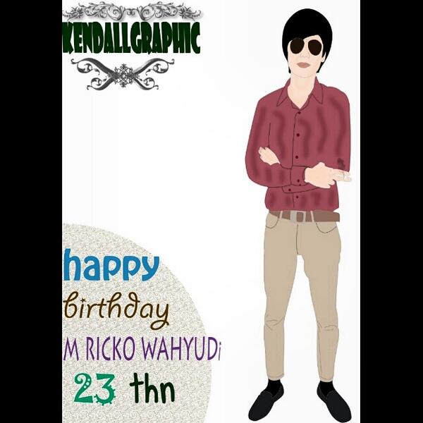 romeooole's tweet photo. Happy b'day sorry telat @Ricko_Wahyudi http://t.co/Mx7T9N8cn9