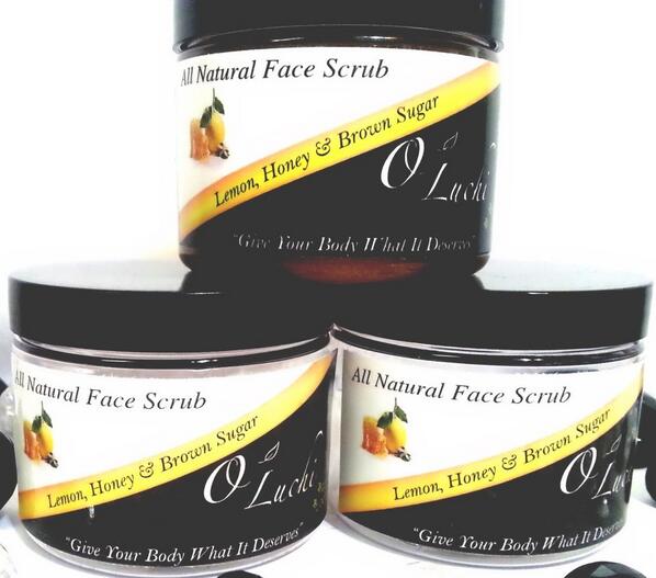 OluchiBody's tweet photo. All Natural Face Scrub with Shea, Honey, and Lemon. http://t.co/hEd93sNd0L
