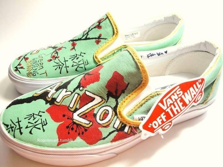 vans arizona green tea