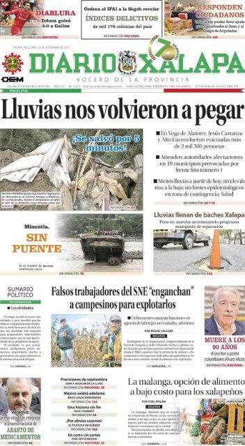 Lunes 23 de Septiembre de 2013 Nuestra Portada: