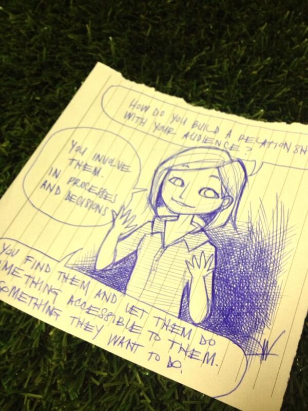 matteopenzo's tweet image. How do you build a relationship with your audience? @BetsyHoover at #foi13 launch #changingpolitics