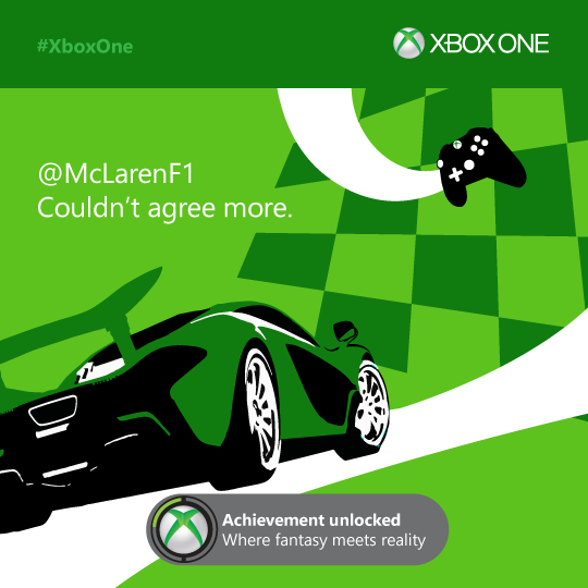 XBOX's tweet photo. @McLarenF1 Are you really ever busy when you’re having so much fun? #ForzaFilmSpeed #XboxOne http://t.co/MUAYnBtuBY