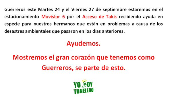 pedro_sl82's tweet photo. Vamos todos a apoyar!! http://t.co/f8T8LXmMXQ http://t.co/FXfeLv2CUV #CorazonGuerrero #GuerreroNoCualquiera @LaTunelera