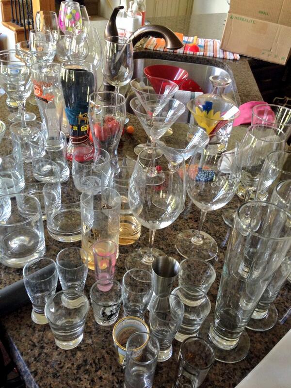 nookwithbrooke's tweet image. I think I might need some more glassware. #packingnightmare