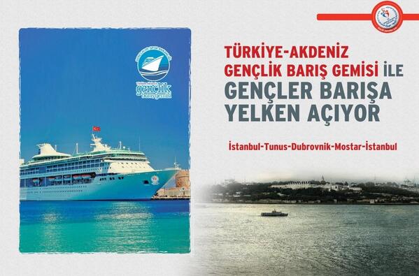 Gençler için mükemmel bir proje daha.
Küresel sorunlar.
40 ülke 1000 genç.
Denizde 10 gün.