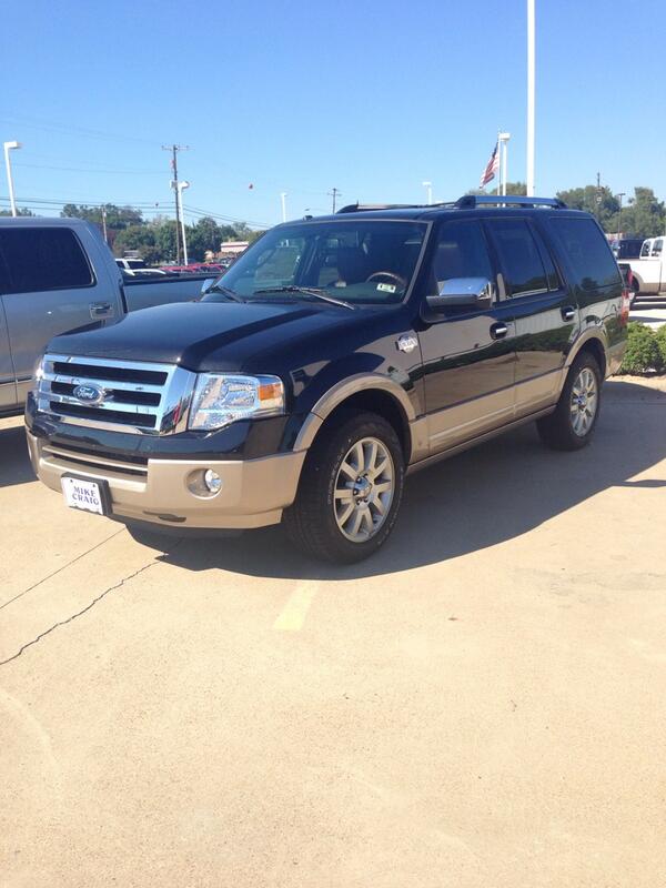 _MikeCraigFord's tweet photo. NEW 2013 King Ranch edition Ford Expedition 👍 http://t.co/ZOZJ6Aqb5V