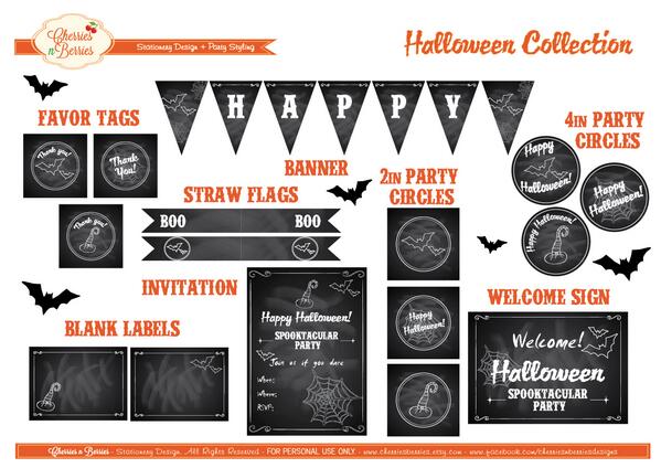 catchmyparty's tweet photo. I love chalkboard anything! And now Halloween and chalkboard!  http://t.co/VSPMlJponc http://t.co/O14niBTi64