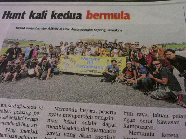 iesyafanzatic's tweet image. RT &quot;@IesyaToh: Hah! Ni la program kami♥ #HarianMetro #ASEANMedia #TourismMalaysia :) http://t.co/XZKbd2UVsN&quot;