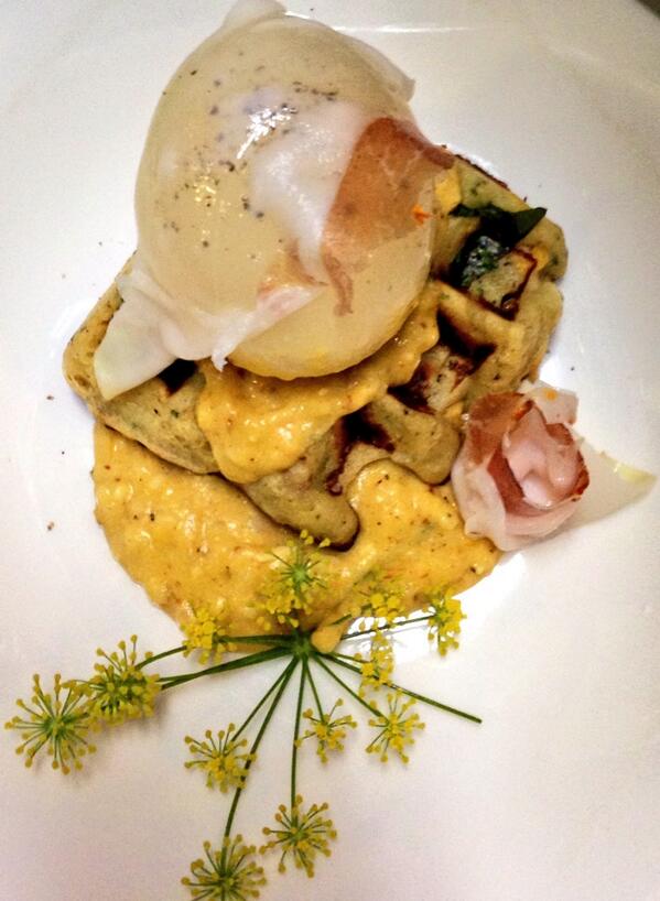 jwadebond's tweet image. Unlaid hen's egg with Mangalitsa lonza. @Brasstackboston and @JadeElanTaylor