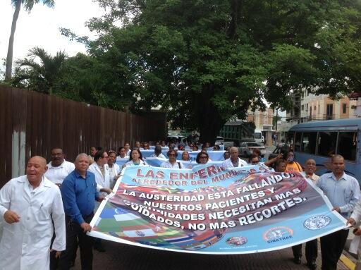 Demandamos aumentos en el presupuesto de salud, 4% del PID igual que educación.