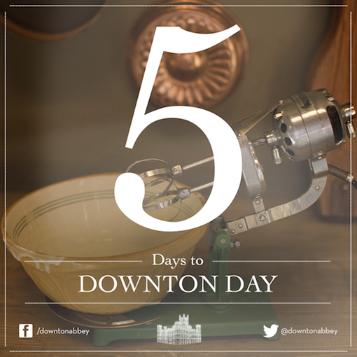 DowntonAbbey's tweet photo. 5 days to #DowntonDay! #CountDownton #Downton http://t.co/mtYC7WiOge