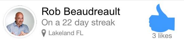 RobBeaudreault's tweet image. Just got the 21 Day Badge for #5Club Wake up early &amp;amp; hustle on that dream. You're worth it. #StartExp