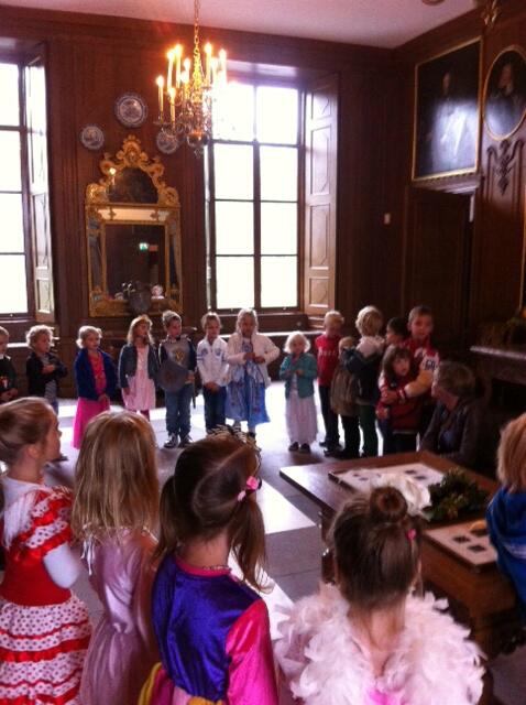 Onze ridders en prinsessen in kasteel Cannenburch in Vaassen