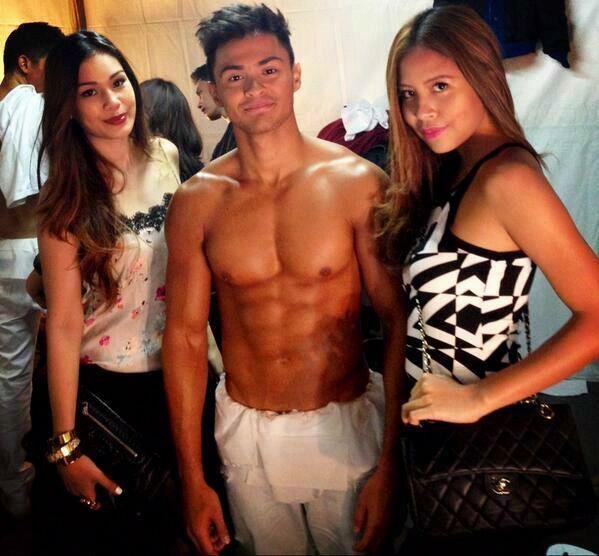 nherzjane's tweet image. Sila ate gusto rin yata ng pandesal... #CosmoBachelorBash #CosmoHunkMatteo @axle16alex