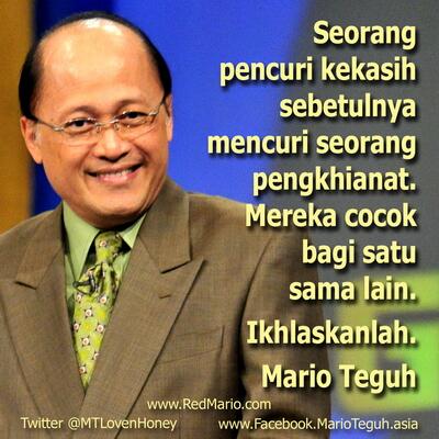 Mario Teguh On Twitter Seorang Pencuri Kekasih Sebetulnya Mencuri Seorang Pengkhianat Mereka Cocok Bagi Satu Sama Lain Https T Co 5uxfekdmcq Mario Teguh On Twitter Seorang Pencuri Kekasih Sebetulnya Mencuri Seorang Pengkhianat Mereka Cocok Bagi Satu Sama Lain Https T Co 5uxfekdmcq