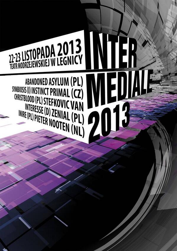 Intermediale's tweet photo. INTERMEDIALE FESTIVAL 
22-23 NOVEMBER 2013
Teatr Modrzejewskiej w Legnicy http://t.co/lMuloJv9ju