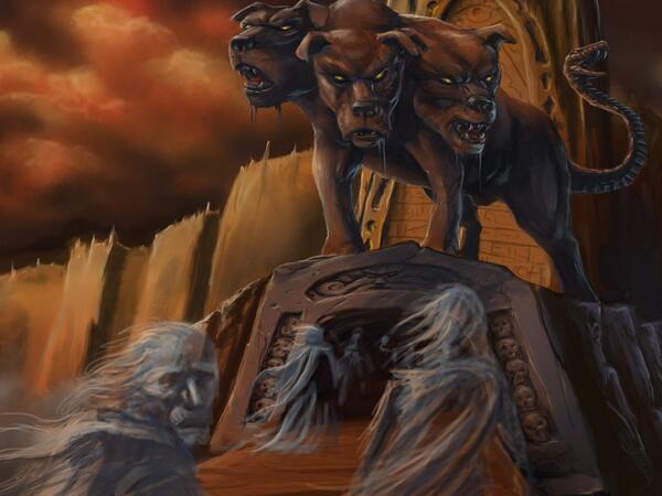 underworldgod66's tweet photo. #tweetabond my main demon dog Cerberus http://t.co/j6CXGn2WrX