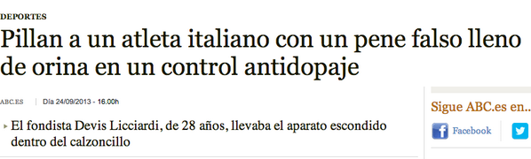 JotDownSpain's tweet photo. "Llevaba el aparato escondido dentro del calzoncillo" http://t.co/ltHfKxMQ9A
