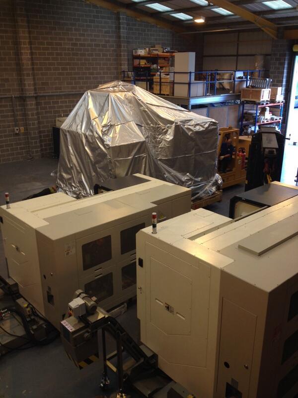 victorcncuk's tweet photo. New machine just delivered, find out what is under the bag tomorrow. http://t.co/YCK5FvC047