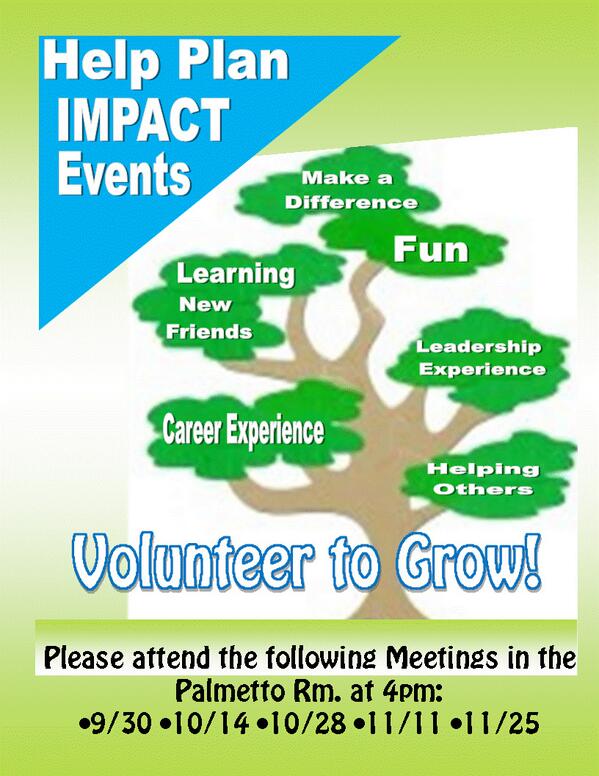 USCAImpact's tweet photo. Help IMPACT plan Community Service Events by attending our meetings. Also attend the meetings for the Mentor Program! http://t.co/YaZSQU6PjM