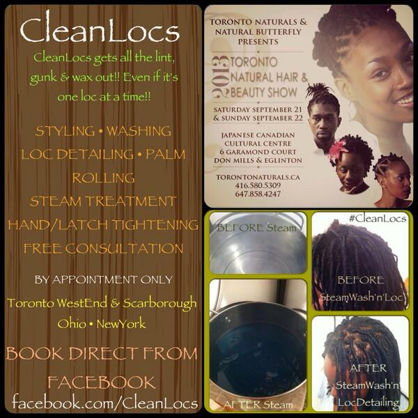 MissNiyaiLive's tweet image. ThankYou to Toronto Natural Hair &amp;amp; Beauty Show for your support!! Guests booked with #CleanLocs immediately!