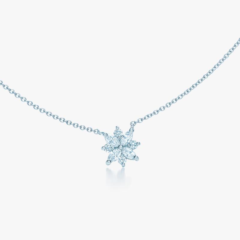 Vintage Tiffany & Co. 0.01 CT Diamond Snowflake Charm