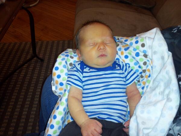 PSchiebel's tweet image. My new adorable grandson