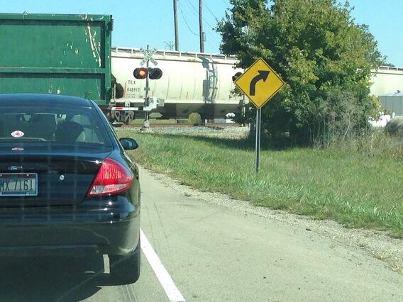 WCPO's tweet image. #journalistproblems "@TMironesWCPO  @wcpo I love trains, just not during my tight deadlines http://t.co/jvcRzAgVa4" Go Tony!