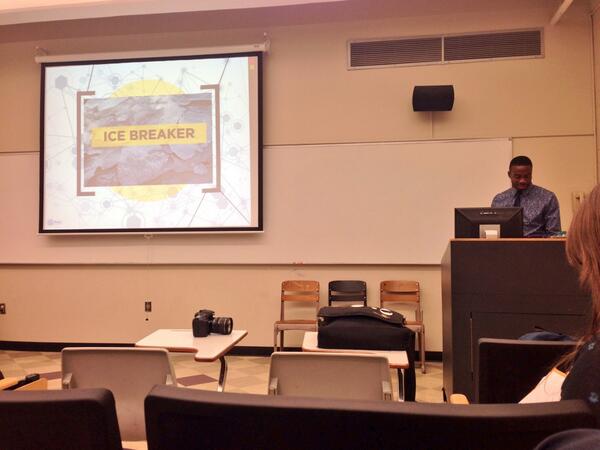 President of the organization, Armand Link, takes the floor to open our meeting!