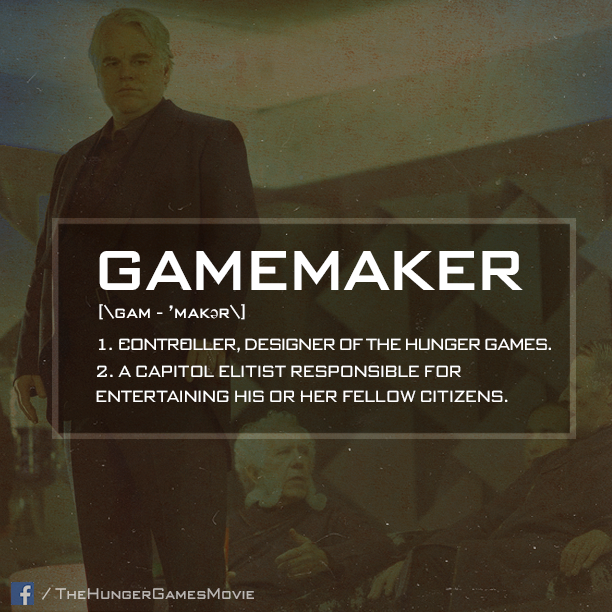 The Hunger Games On Twitter So You re The Head Gamemaker This Year KatnissEverdeen 