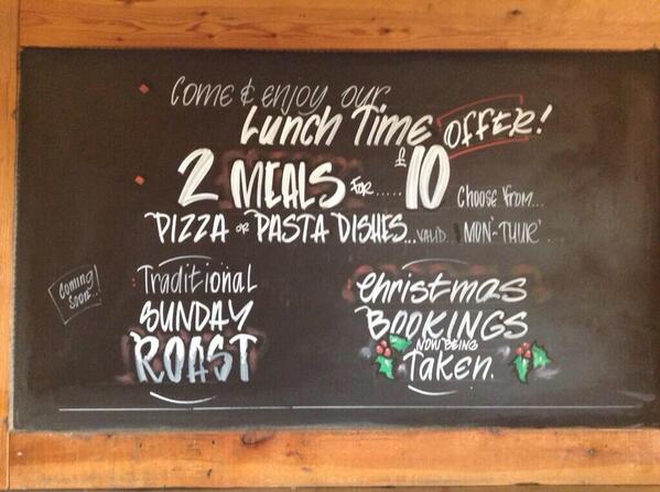 Christmas Booking now being Taken !