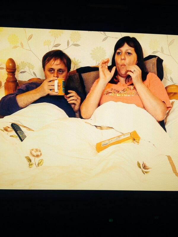 Who loves watching TV in bed? We do. #gogglebox