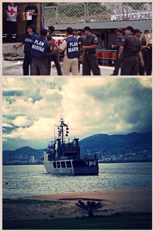 SEMAR_mx's tweet photo. En coordinación con @CruzRoja_MX traslado de ayuda abordo del buque "Holzinger" de la #ArmadaDeMéxico para #Ixtapa http://t.co/VzqU7vvEsz