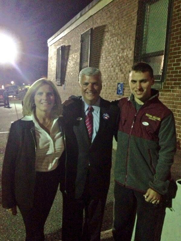 DanFConley's tweet photo. My son Jim cast his first vote for me! Thank you Jim! #bosmayor #bospoli http://t.co/F0oeXsvZvR