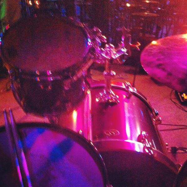 Solid show tonight! @Hfieldband #drummerPOV