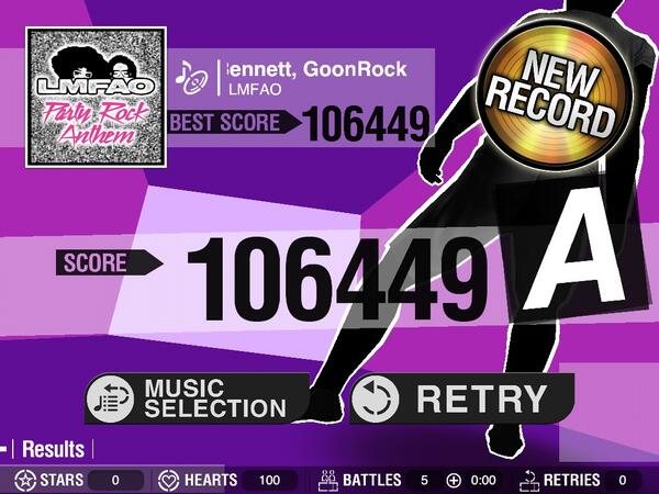 TheArcadePilot's tweet image. I'm not sure you could call what I just did dancing, but whatever because I still got an A! #GoDancing @SEGA