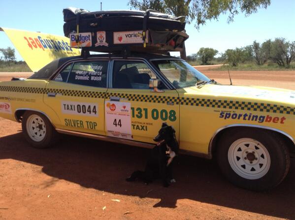 hcadd's tweet photo. Variety Bash car on route to Melb via the WA coast @Sportingbet http://t.co/Xs6MBjJi2y