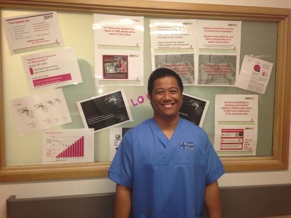 #WSD13 #sepsis <a href="/CwmTaf/">Rocco C. Brito</a> wards getting involved