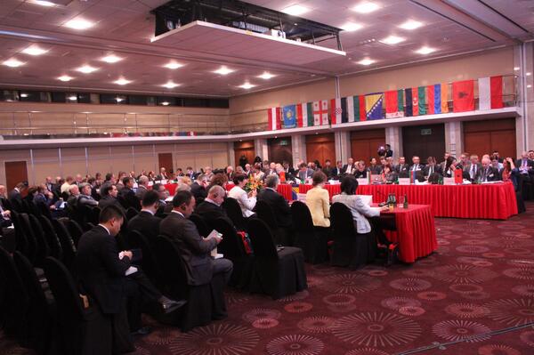 ACEEEO's tweet photo. European Election Officials participating at Plenary Session I http://t.co/uF4FCooo9q