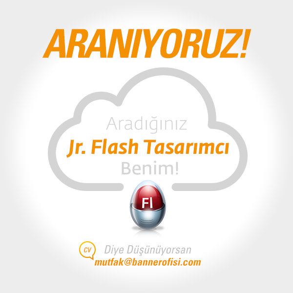 BannerOfisi's tweet photo. Aranıyoruz! Aradığımız JR. Flash Tasarımcı twitter da olabilir mi? Cv'ler mutfak@bannerofisi.com 'a #banner #tasarım http://t.co/Hk3UcpyDDI