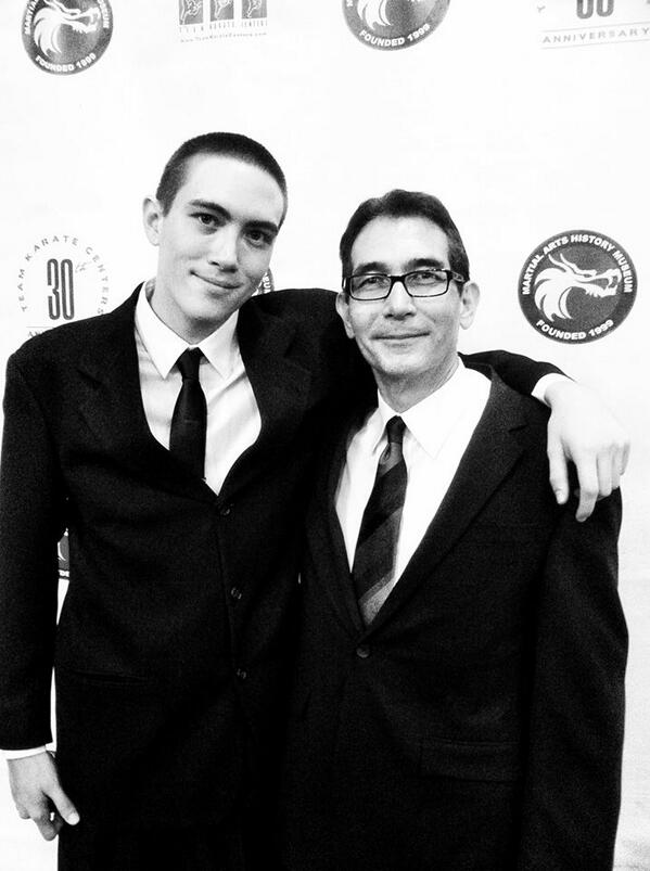mastiffmindset's tweet photo. My uncle and I at the #martialarts History Museum 1st Annual Honor Awards. My uncle received an honor award! http://t.co/nBYwGvf7vJ