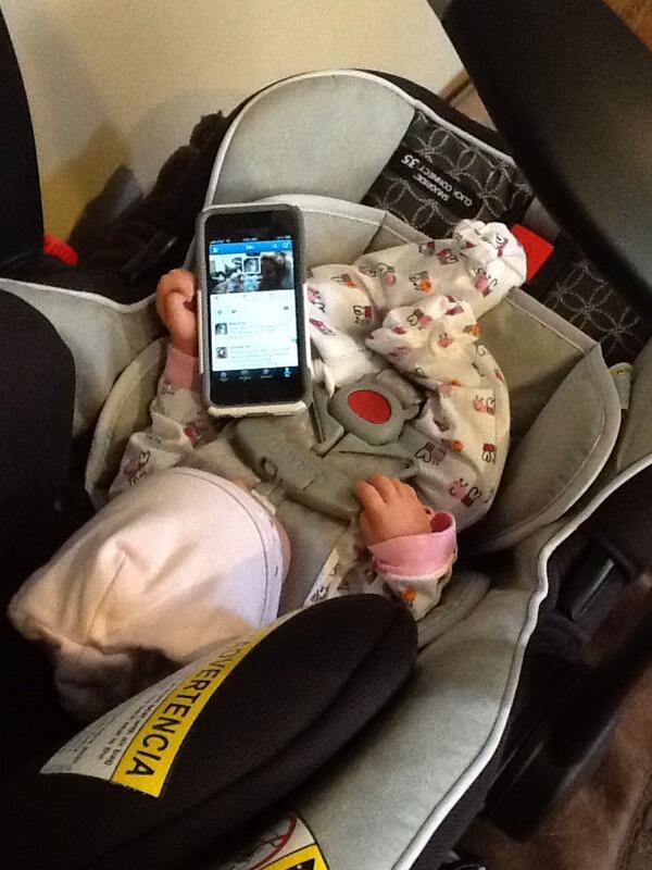 BabyBirk's tweet photo. Just wanted you all to know I'm all good and made it back home from the hospital with mommy and daddy! #babytweet http://t.co/RRZdvDa9dX