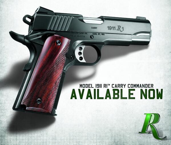RemingtonArms's tweet photo. The only thing more #American than a #Model1911 is one made by America's oldest gunmaker. #Remington. http://t.co/0bM03LZDlv