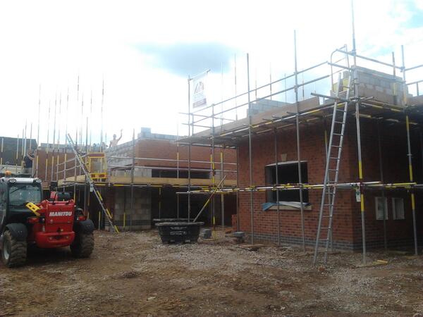 RGBrickwork's tweet image. Eccelshall houses nearly complete