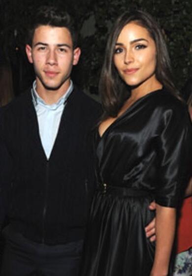 <a href="/Von_Vonni/">Von Vonni</a> Miss. Universe wearing Von Vonni Silk Dress w/Boyfriend Nick Jonas @ Fashion Party #Fashion Week