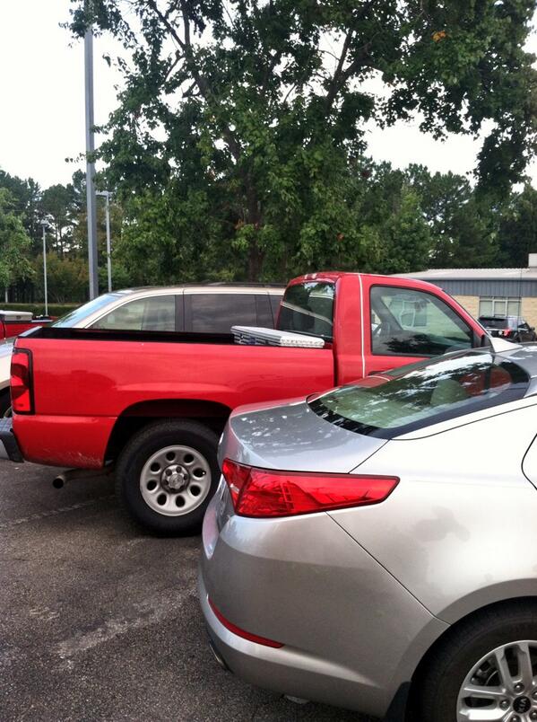 Parking sideways and then getting threatened to have our cars towed @I_C_U_33 @JaredRussel #friday #parkinglaws