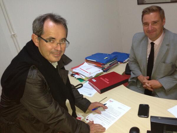 #reze#municipales, je viens de déposer ma candidature à #Fabrice Roussel, 1er fédéral #PS44.